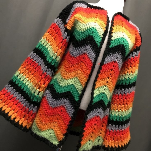 Ripple  vintage cardigan - Picture 2 of 4